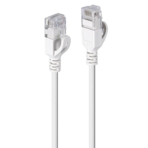 Image of Lindy 1m Cat.6A U/UTP LSZH Ultra Slim Ethernet Cable, Grey