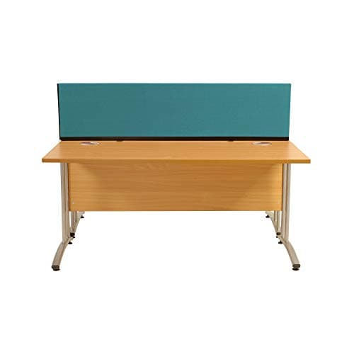 Image of Panelwarehouse Straight Desk Divider Partition Screens Desktop 1200mm x 400mm x 400mm - Pinnable Double Sided Fiesta Fabric Bizarre � 12 Colours