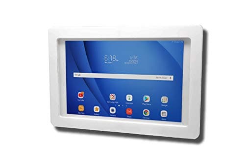 Image of TABcare Security Anti-Theft Acrylic VESA Enclosure for Samsung Galaxy TAB S6 & S5e 10.5 with Wall Mount Kit (Clear, TAB S6 S5e 10.5)