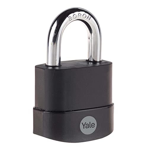 Image of Yale - Y227B/55/126/1 Maximum Security 55mm Protector Weatherproof Padlock - Open Boron Shackle - 3 Keys