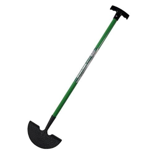 Image of Long Hand Lawn Edging Knife Half Moon Carbon Steel Edger Tool 36" (92cm) Heavy Duty Garden Border Spade Cutter Manual Grass Trimmer Landscaping Tool Clean Edges Durable Blade Yard Flower Bed Driveway
