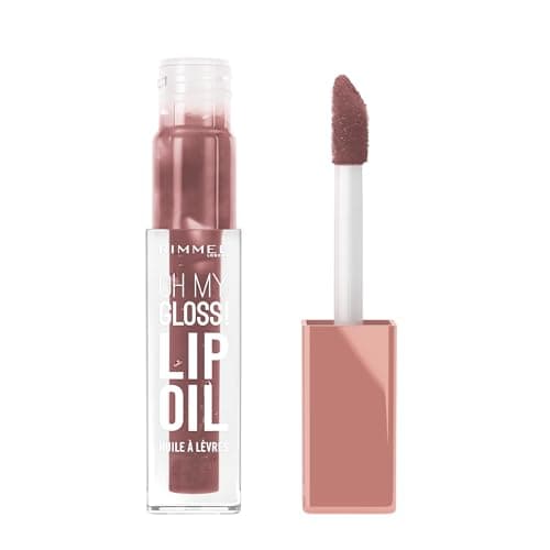 Image of Rimmel Oh My Gloss! Lip Oil 009 Cappuccino, Juicy Shine, Hydrates & Naturally Plumps, Moisture Boost, Vitamin E, Replenishes & Restores the Lips, Coconut Oil, Non-Sticky, Vegan & Cruelty Free