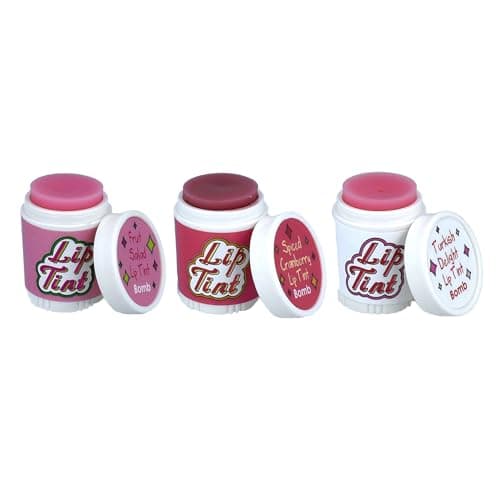 Image of Bomb Cosmetics Flavoured Lip Balm for Kids Tinted Lip Balm Hydrating Long Lasting Moisturising Lipstick for Girls 3 pc