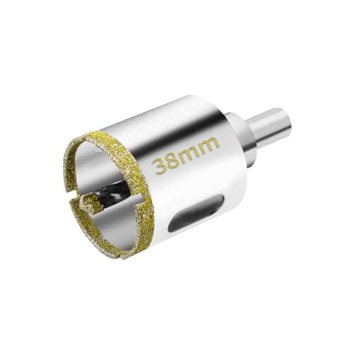 Image of Meccion Diamond Hole Saw with Pilot Center Drill Bit 38mm Diamond Core Hole Cutter for Tile, Porcelain, Glass, Marble, Ceramic