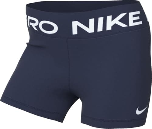 Image of Nike Women's W Np 365 Short 3In Shorts, Midnight Navy/White, XS