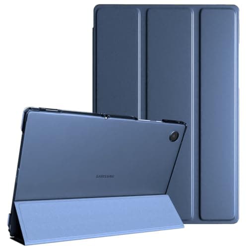 Image of TechDealsUK Case for Samsung Tab A8 10.5 inch (2021) SM-X200 SM-X205 Smart Cover with Magnetic Sleep/Wake for Galaxy Tab A8 10.5 (Blue)