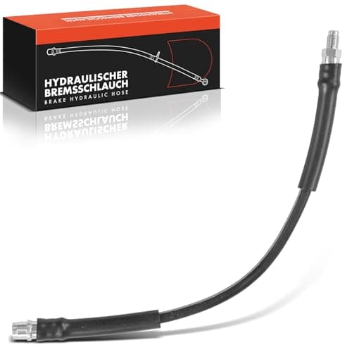 Image of Frankberg 1x Brake Hose Hydraulic Front Left or Right Compatible with C219 CLS280 CLS300 CLS320 CLS350 CLS500 2004-2010 W211 E200 E220 E230 E280 E320 2002-2015 Replace# 2304200048