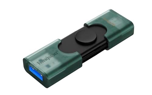 Image of Kingston DataTraveler Duo USB Flash Drive 128GB USB-A + C 3.2 DuoG2 - DTDEG2/128GB