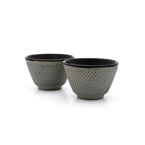 Image of Bredemeijer - Jang Tea Cups Cast Iron Grey Set of 2