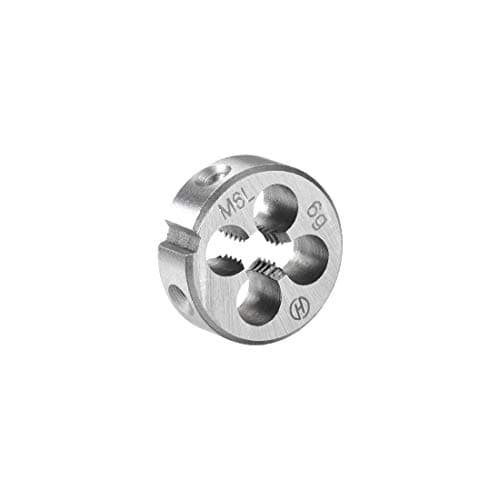 Image of sourcing map M6 X 1.0 Metric Round Die, Machine Thread Left Hand Threading Die, Alloy Steel Screw Thread Cutting Die