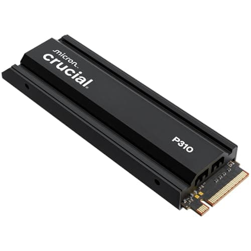Image of Crucial P310 4TB PS5 SSD M.2 NVMe PCIe Gen4 with Heatsink, Up to 7100MB/s, Compatible with PlayStation 5, Desktop PC, Internal Solid State Drive - CT4000P310SSD5-01