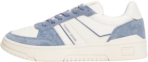 Image of Tommy Jeans Men’s Pods Low Top Cupsole Trainers, Blue (Blue Moment), 8
