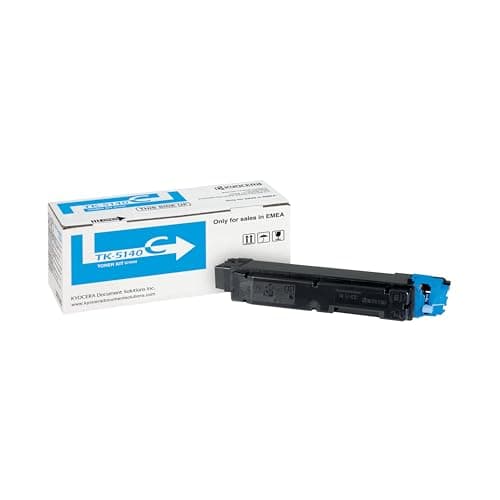Image of Kyocera Toner Cartridge TK-5140 C - CYAN - 5.000 Pages High Capacity Genuine Premium Printer Toner - 1T02NRCNL0 - T02NRCNL - for ECOSYS M6030cdn, ECOSYS M6530cdn, ECOSYS P6130cdn