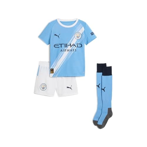 Image of PUMA Manchester City FC Kids' Home Minikit 25/26, Blue (Team Light Blue x White), 110