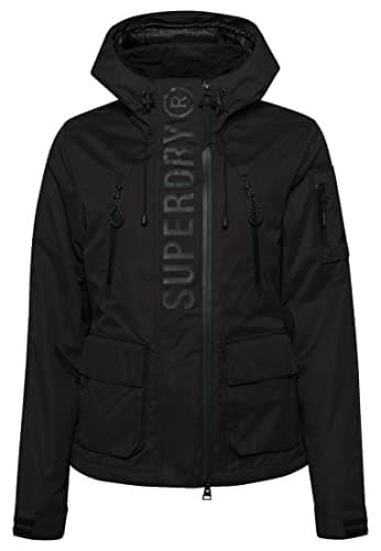 Image of Superdry Women's ULTIMATE MICROFIBRE WIND JKT A2 - Wind Family, Jet Black,