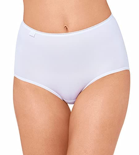 Image of Sloggi Womens 24/7 Microfibre H Maxi C3p Brief, White, 18 UK