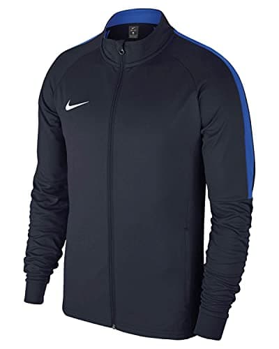 Image of NIKE Men Academy 18 Knit Track Jacket - Obsidian/Royal Blue/White, M