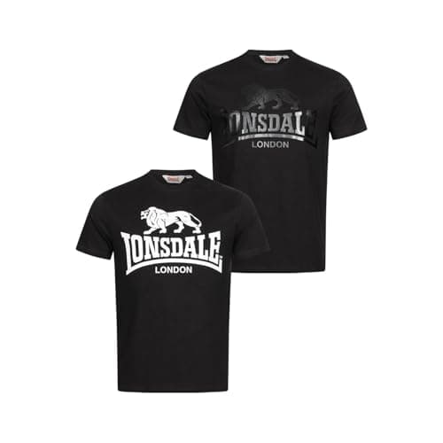 Image of Lonsdale Kelso Short Sleeve T-shirt 2 Units S