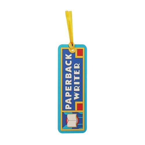 Image of Half Moon Bay | The Beatles | Paperback Writer | FSC Paper Bookmark Place Holder with Ribbon | Official Merchandise | Home Library & Armchair Reading Accessory | Father’s Day 2026 Gift for Dad