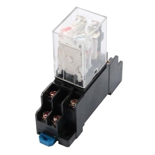 Image of AC 220V/240V Coil 8 Pin DPDT General Purpose Power Relay JQX-13F w Socket