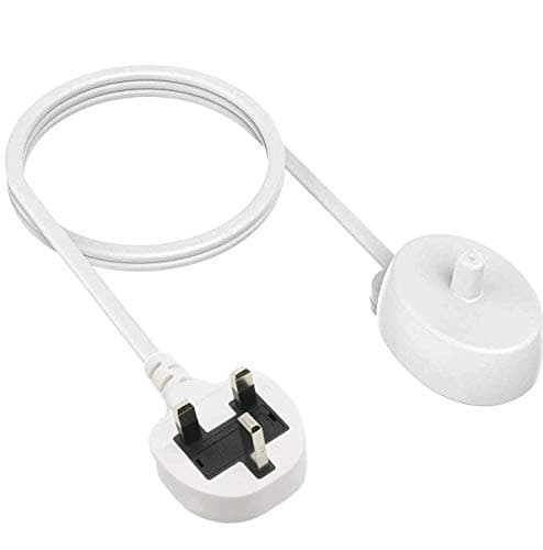 Image of Electric Toothbrush Replacement Charger Base Compatible with Oral B iO3 iO4 iO5 iO6 PRO/DB Series Inductive Charging Base Portable Waterproof Power Cord Environmental ABS Model 3757 for Travel