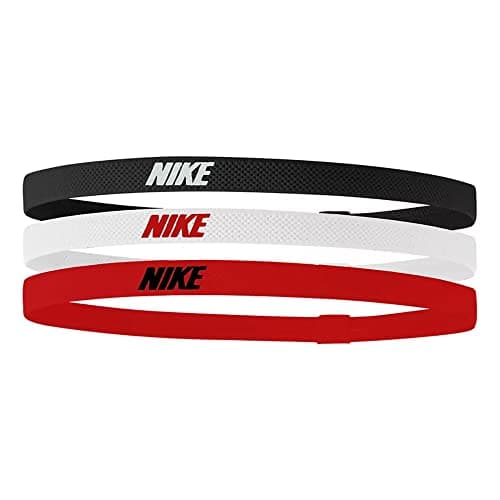 Image of NIKE Men's Headband-9318-119 Headband, 083 Black/White/University Red, One Size UK
