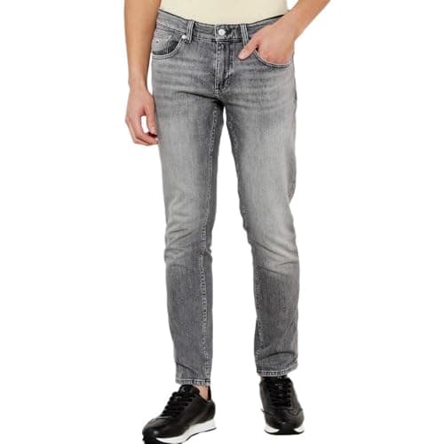 Image of Tommy Hilfiger Scanton Men's Grey Slim Jeans, grey, 33W x 32L