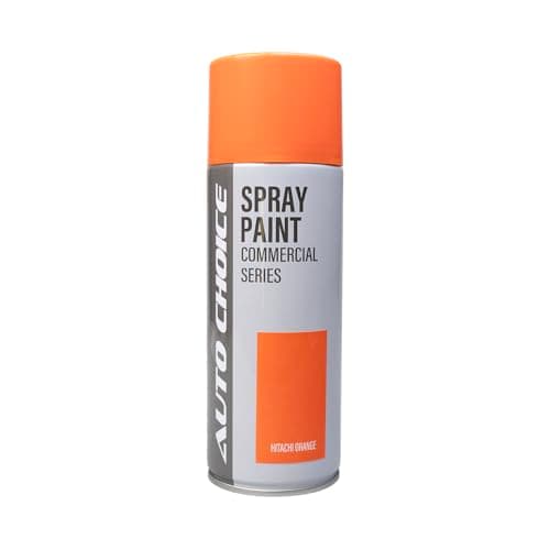 Image of Auto Choice Hitachi Orange Spray Paint 400ml – Multi Surface Aerosol Paint for Metal, Plastic, Wood & Automotive Use, Fast Drying, Durable Finish, Fade & Weather Resistant