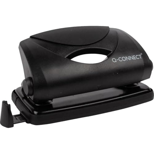 Image of Q-Connect Light Duty Hole Punch 10 Sheet Black 875