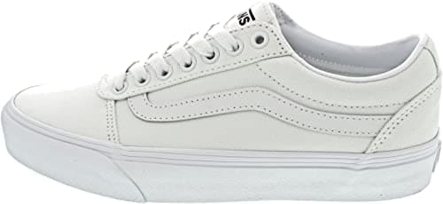 Image of Vans Men's Ward Sneaker, Canvas White White, 9.5 UK