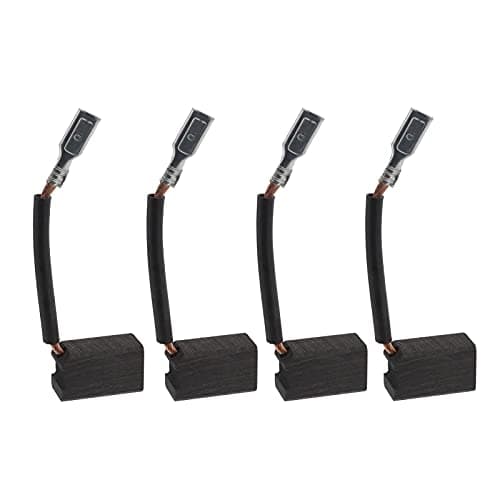 Image of Create idea 2 Pairs 13x8x6.3mm Carbon Brushes with Rubber Tube and Connector Compatible with DeWalt D25002K D25003K DW561 DW563K DW566K Rotary Hammer