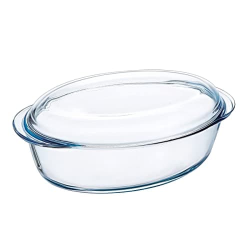 Image of Pyrex Essentials Glass oval Casserole high resistance, 3 L