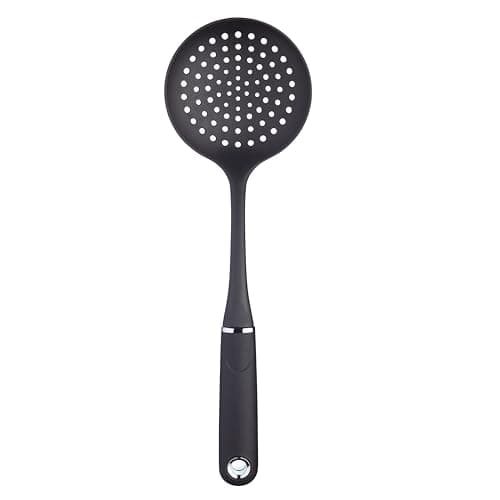 Image of MasterClass Skimmer Spoon, Nylon Skimmer Wift, Non Stick Safe Soft Grip Handle, 36cm, Carded