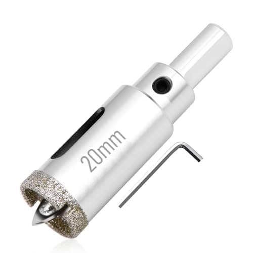 Image of 1PC 20mm Diamond Drill Bit with Center Pilot Hole, Diamond Hole Cutter, Professional Tile Hole Saw for Tile Glass Porcelain, Marble Ceramic Granite