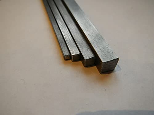 Image of 1 Piece METRIC KEY STEEL SQUARE BAR KEYWAY keysteel 2mm 3mm 4mm 5mm 6mm 7mm 8mm 10mm (mm A/F ACROSS FLAT: 3mm x 3mm, Length : 300mm)