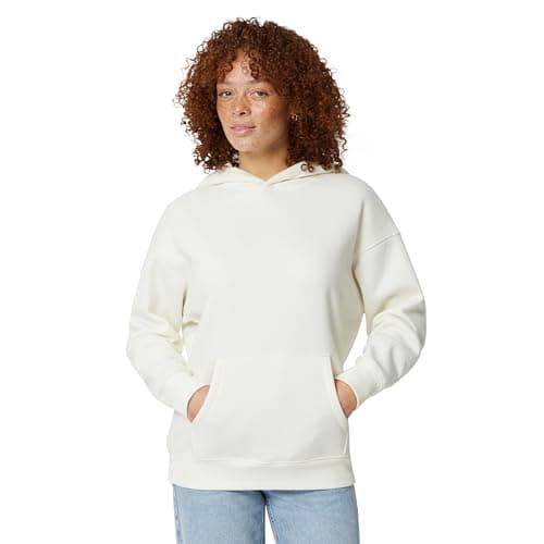 Image of Amazon Essentials Women's Oversized-Fit Fleece Hoodie, Cream, Small