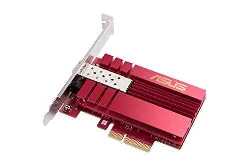 Image of ASUS XG-C100F PCI Express 10-Gbps Gigabit Ethernet, Network Adapter PCIe 2.0/3.0 X4 SFP+ Network Card/Ethernet Card Support Fiber Optic