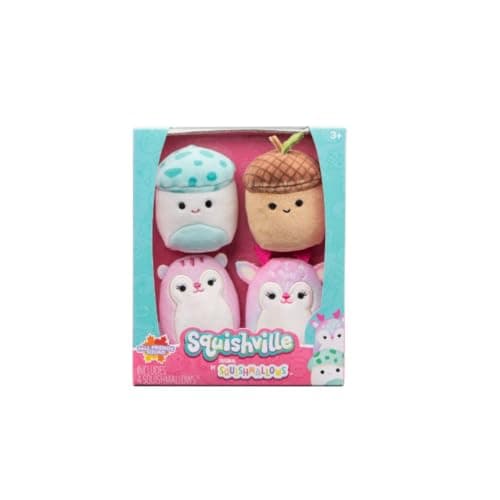 Image of Squishville SQM - Plush 4 Pack 2" Squishmallows 4 Pack(Fall Friends Squad)