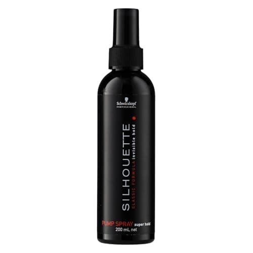 Image of Schwarzkopf Professional Silhouette Super Hold Pumpspray Strong Hold Hairspray For Hair Styling Invisible Long Lasting Hold Quick Drying Non Sticky Hairspray For Women Men 200 ml
