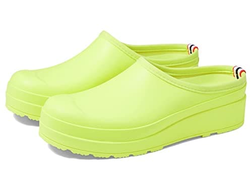 Image of Hunter Womens Original Play Short Wellies Wellingtons White/Yellow 5 (38)