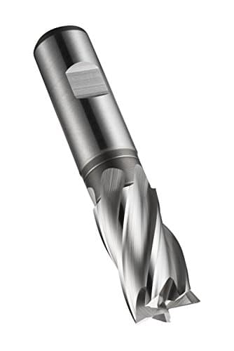 Image of Dormer C247 C2475.0 HSS-E-PM 4 Flute End Mill/Milling Cutter with Bright Finish, Diameter 5.0 mm, Single Pack