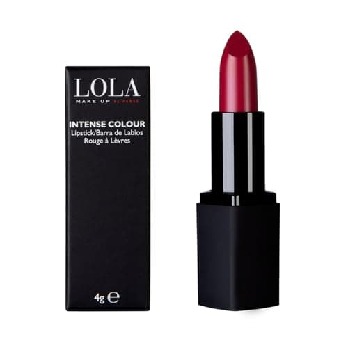 Image of LOLA Make Up by Perse Intense Colour Lipstick – Glossy Finish, Full Coverage, Ultra-Rich Pigments, Creamy Texture, Vegan Formula, Deep Red, Bold Lipstick–– 013-Cashmere Berry