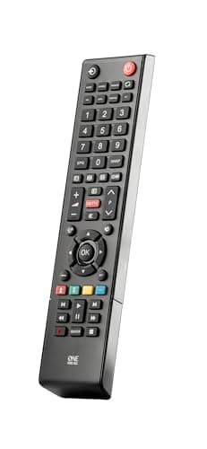 Image of One For All Toshiba TV Replacement Remote Control - Works with ALL Toshiba televisions (LED,LCD,Plasma) - Learning remote control - Black - URC1919