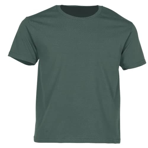 Image of Fruit of the Loom Childrens/Kids Iconic T-Shirt (9-11 Years) (Forest Green)