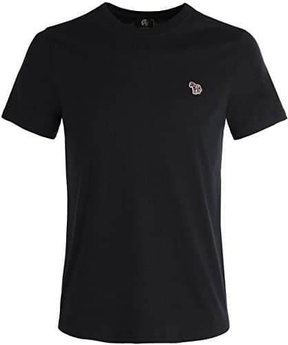 Image of PS by Paul Smith Men's Crew Neck Zebra T-Shirt Black L