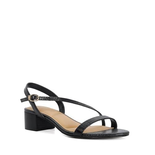 Image of Dune London Ladies JOLENE Leather Block Heel Sandals Size UK 5 Block Heeled Sandals