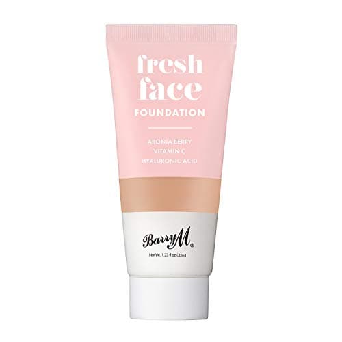 Image of Barry M Cosmetics Fresh Face Lightweight Liquid Foundation Infused With Hyaluronic Acid And Vitamin C, Shade 8