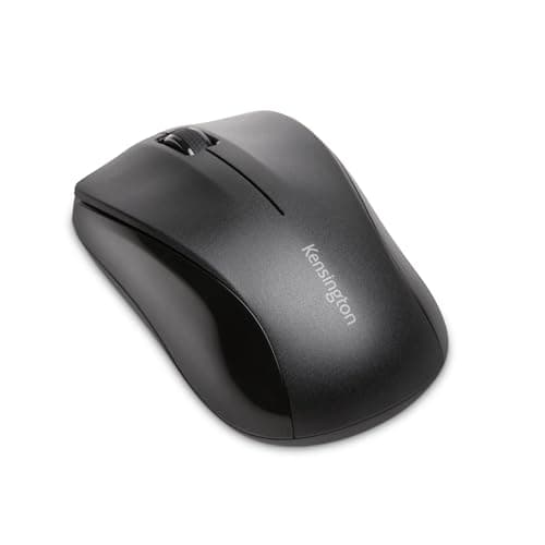 Image of Kensington Wireless Mouse -ValuMouse Wireless 3-Button Computer Mouse with Silent Clicking, Ambidextrous Design, Scroll Wheel and USB 3.0 Connection - Black (K72392EU)