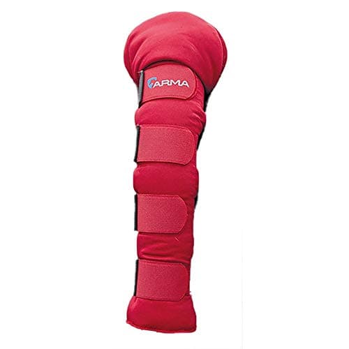 Image of Shires Arma Padded Horse Tail Guard in Red onesize