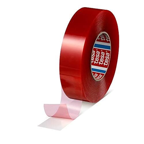 Image of Tesa Tesafix 4965 Double Sided Adhesive Tape | Strong Adhesive | Width Selectable, 50 m | Transparent | Professional Mounting Adhesive Tape | Strong Hold On Many Materials /